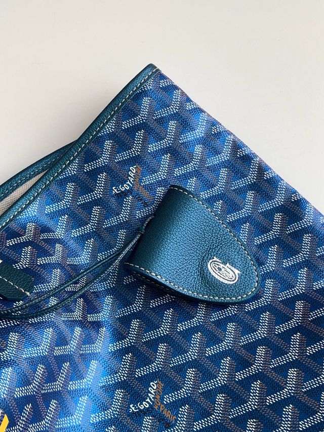 Goyard original canvas saint louis PM bag GY0082 pearly blue