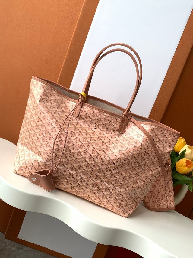 Goyard original canvas saint louis PM bag GY0082 pearly pink