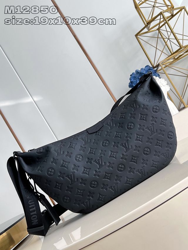 Louis vuitton original calfskin hobo hamac bag M12850 black