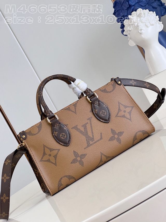 Louis vuitton original monogram canvas onthego east west M46653