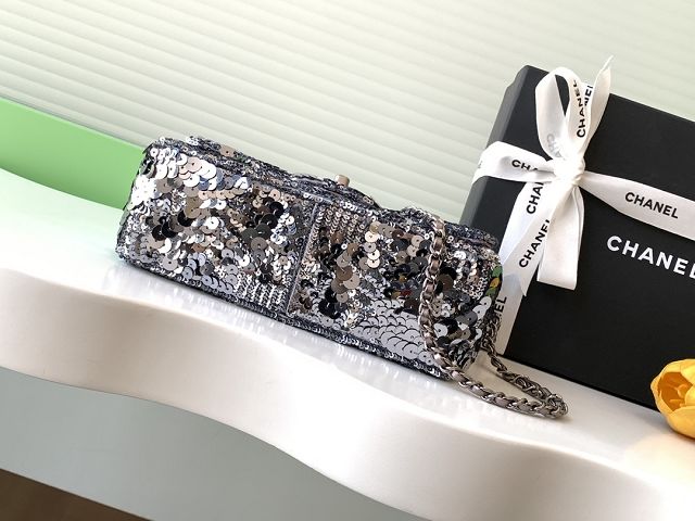 CC original sequins flap bag AS4561 brozen