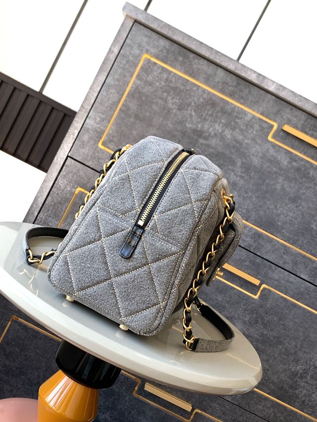 CC original denim small bowling bag AS4905 grey