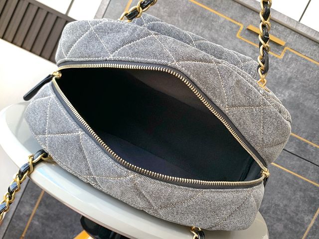 CC original denim small bowling bag AS4905 grey