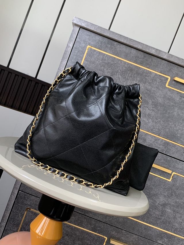 CC original grained calfskin 22 small handbag AS3260 black