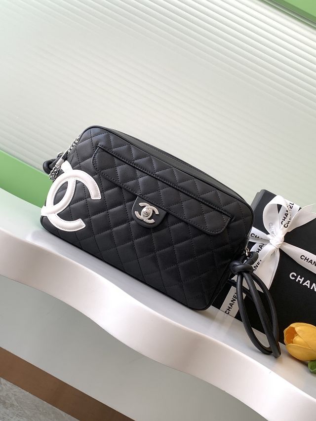 CC original lambskin camera bag AS6326 black