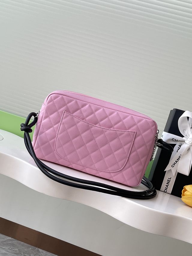 CC original lambskin camera bag AS6326 pink