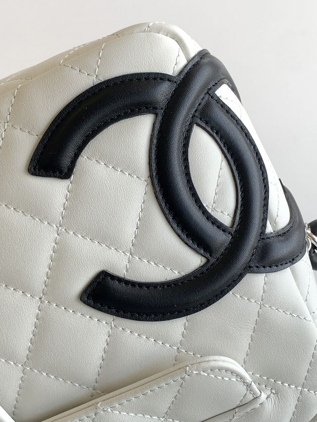 CC original lambskin camera bag AS6326 white