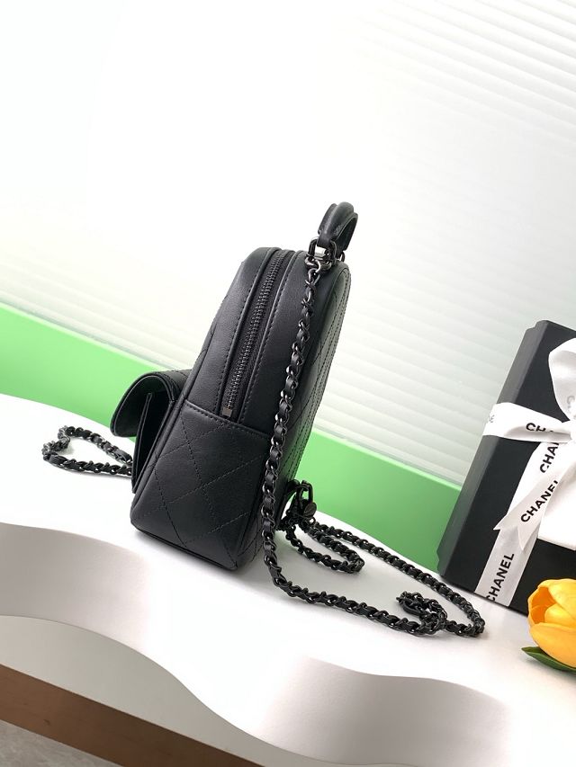 CC original calfskin mini backpack AP3753 allblack