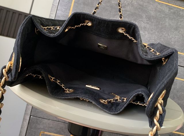 CC original denim small hobo bag AS5293 black