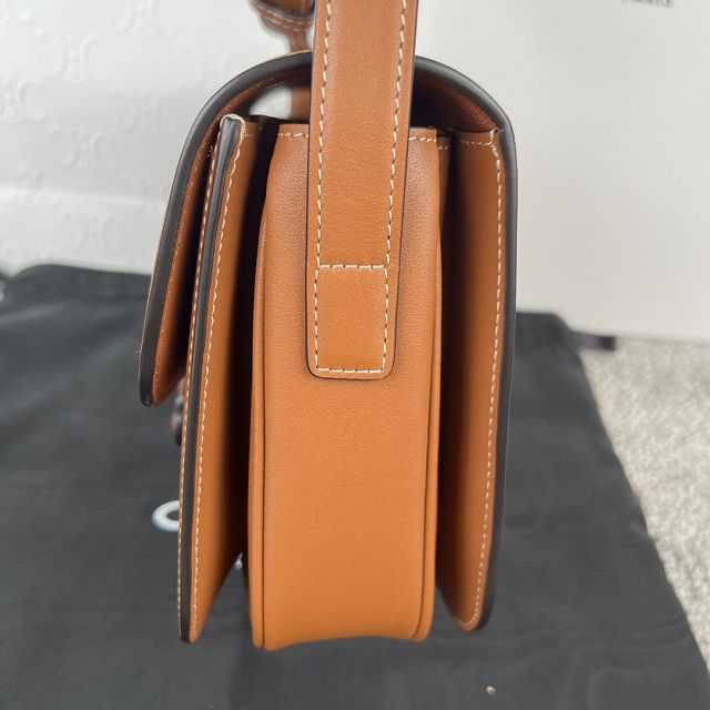 Celine original calfskin medium triomphe bag 199223  tan