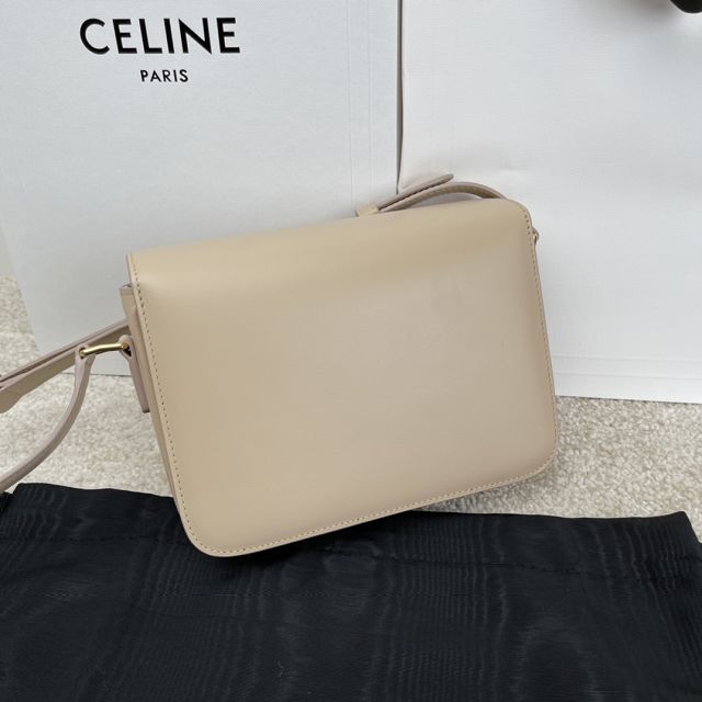 Celine original calfskin small triomphe bag 188423 cappuccino