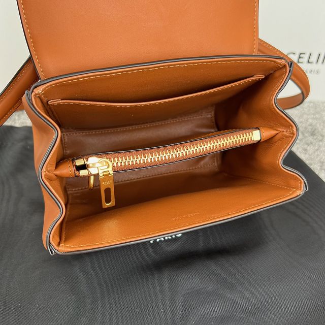 celine original calfskin mini 16 bag 197983 tan