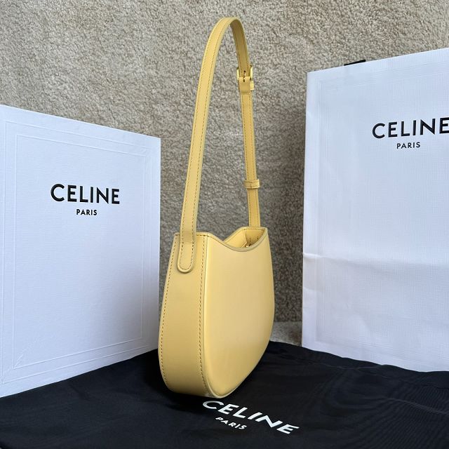 Celine original calfskin medium tilly bag 115703 yellow