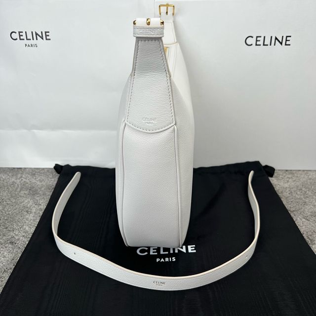 Celine original calfskin medium heloise bag 114713 white