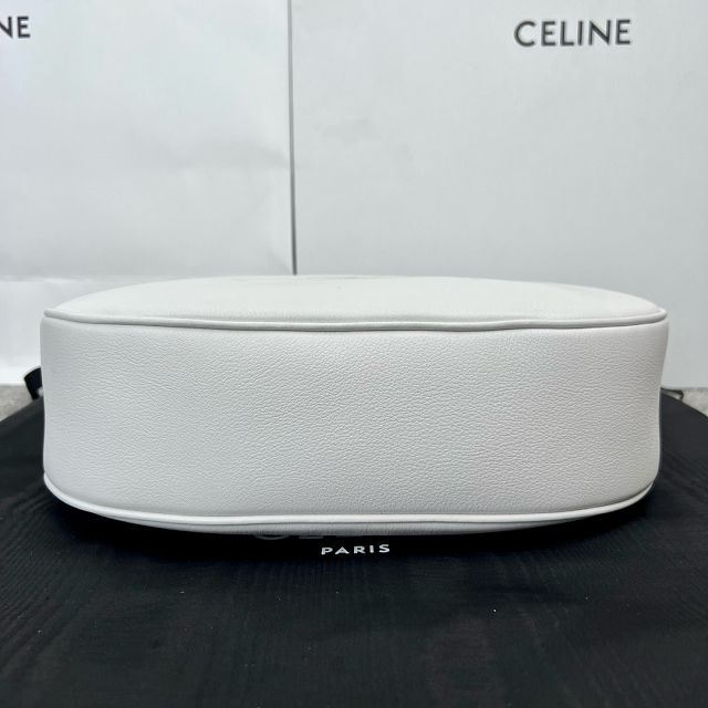 Celine original calfskin medium heloise bag 114713 white