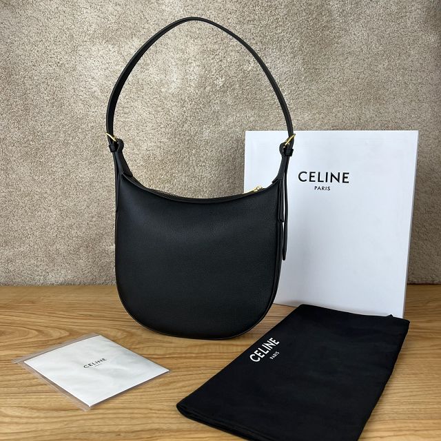 Celine original calfskin small heloise bag 117253 black