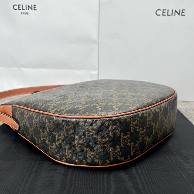 Celine original triomphe canvas small heloise bag 114713 tan