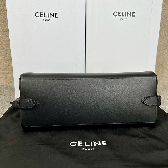 Celine original calfskin appoline handbag 114963 black