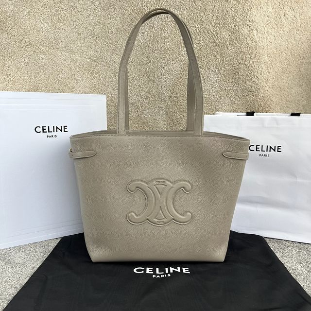 Celine original calfskin medium cabas anais 116853 grey