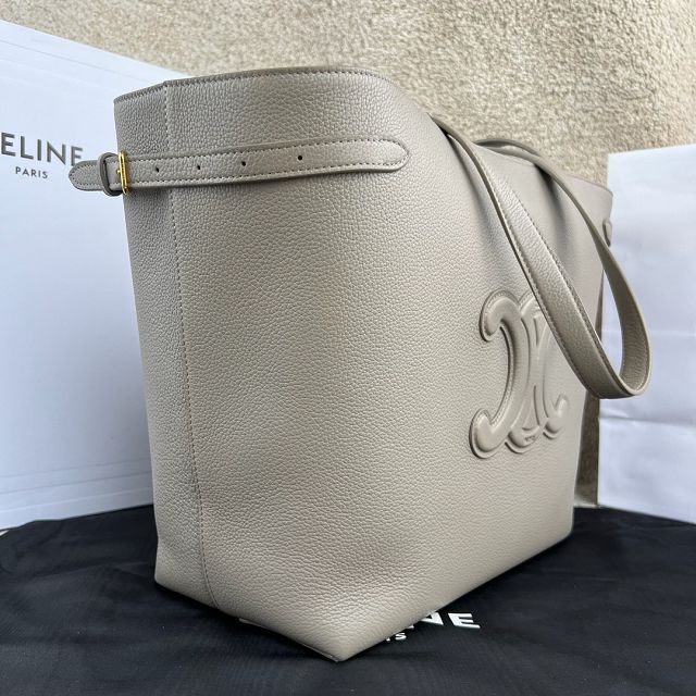 Celine original calfskin medium cabas anais 116853 grey