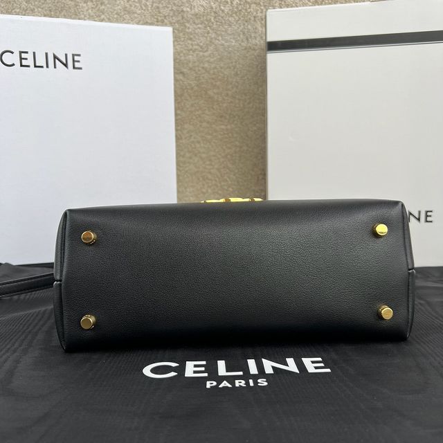 Celine original calfskin medium nino bag 117523 black