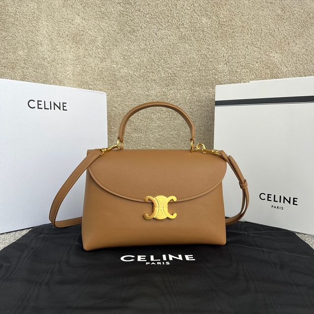 Celine original calfskin medium nino bag 117523 bronze