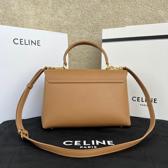 Celine original calfskin medium nino bag 117523 bronze