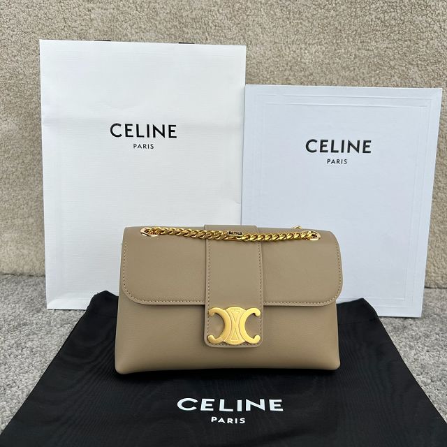 Celine original calfskin small victoire bag 116593 sepia