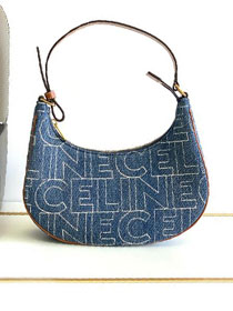 Celine original denim canvas ava bag 193952-2 blue