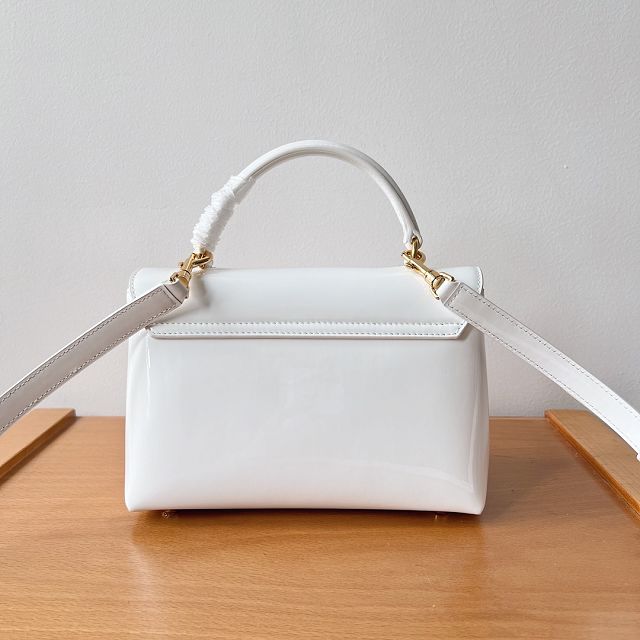 Celine original patent calfskin small nino bag 118113 white