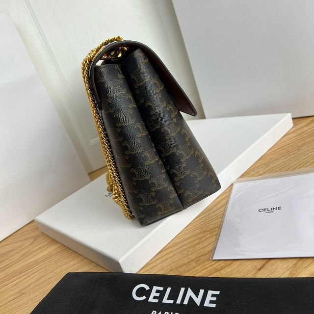 Celine original triomphe canvas large victoire bag 118222 tan