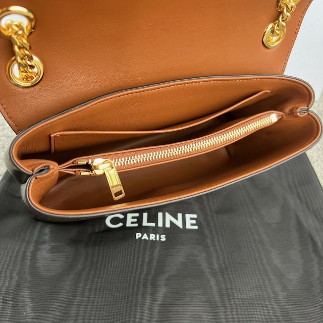 Celine original triomphe canvas medium victoire bag 115853 tan