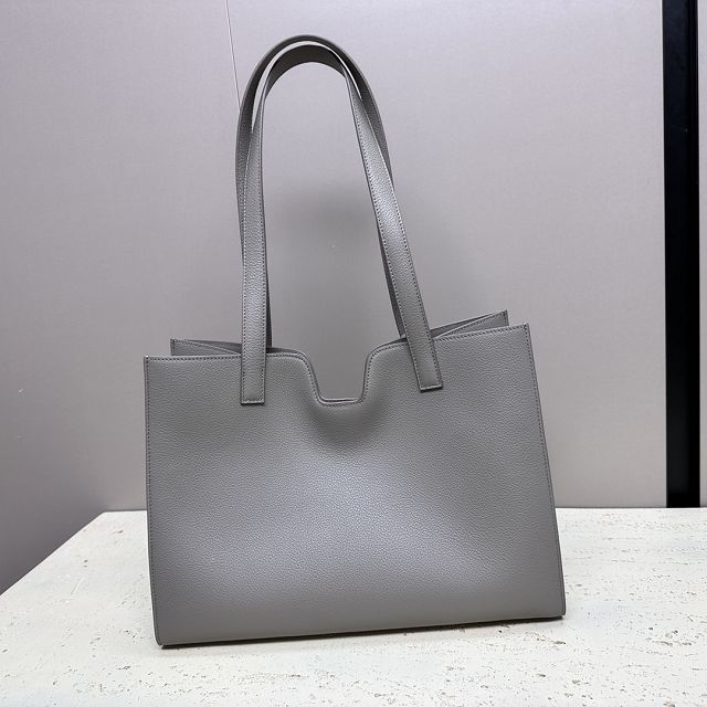 Celine original calfskin cabas 16 soft bag 112583 grey