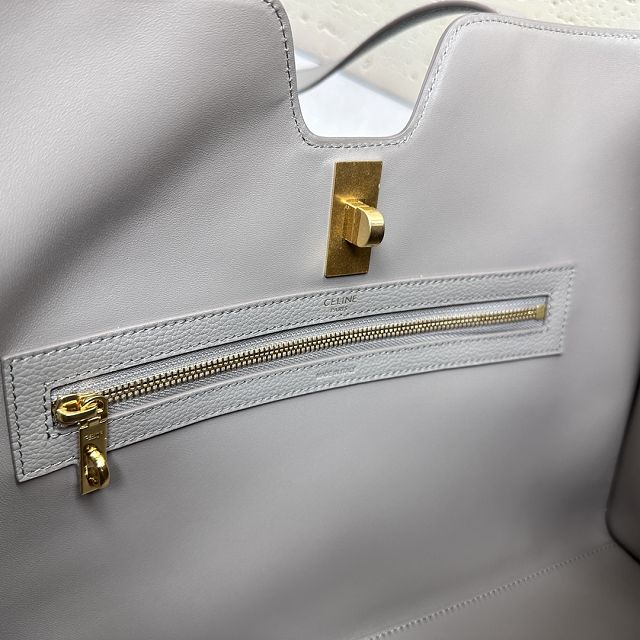 Celine original calfskin cabas 16 soft bag 112583 grey