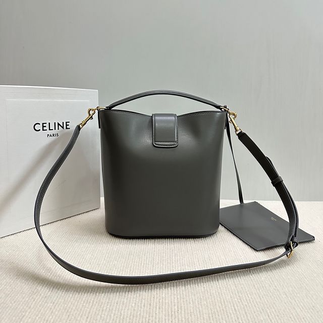 Celine original calfskin medium louise bag 116613 grey