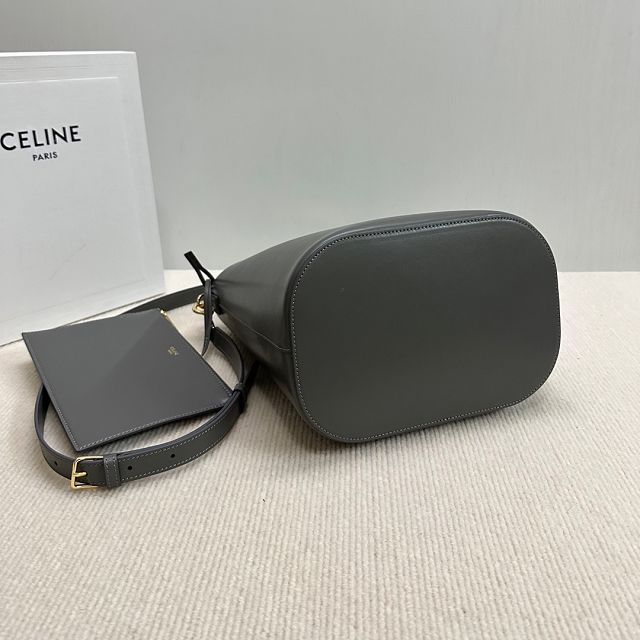 Celine original calfskin medium louise bag 116613 grey