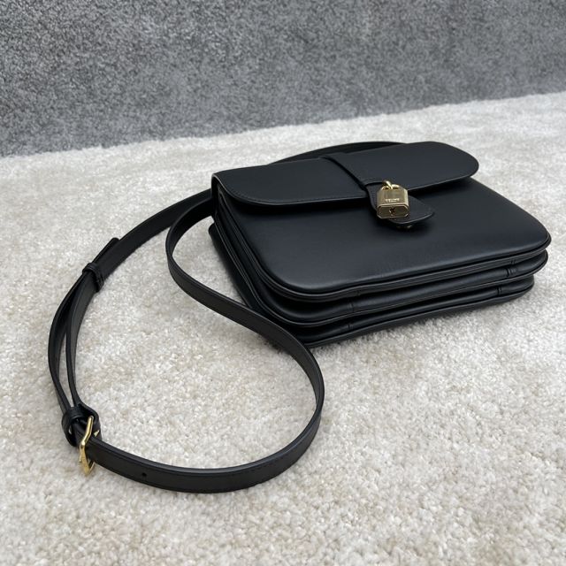 Celine original calfskin mini tabou bag 196584 black