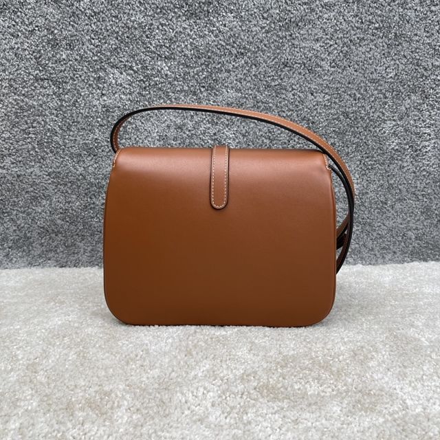 Celine original calfskin mini tabou bag 196584 tan