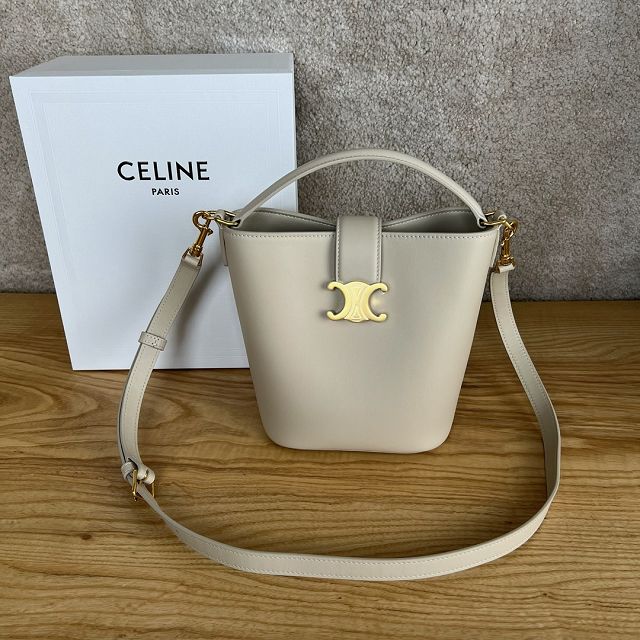 Celine original calfskin small louise bag 119173 cappuccino