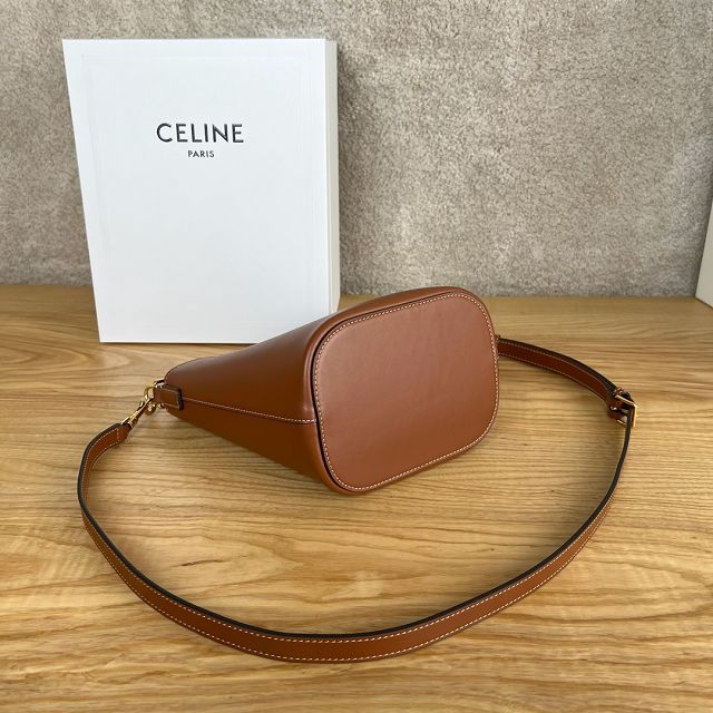 Celine original calfskin small louise bag 119173 tan