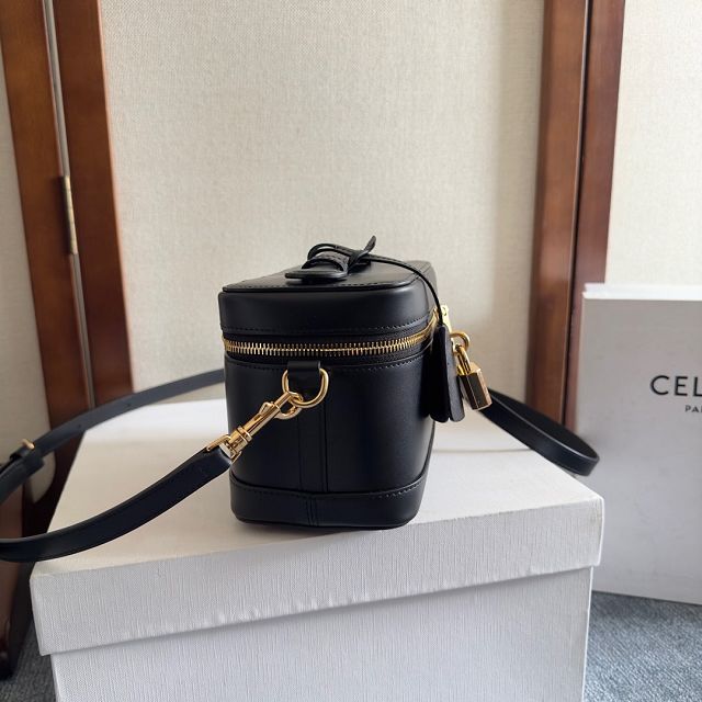 Celine original calfskin vanity case 119463 black