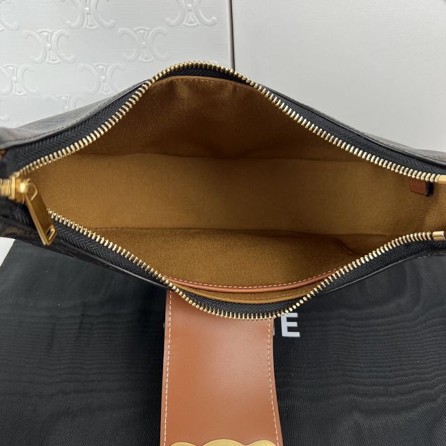 Celine original canvas medium ava bag 114493 tan