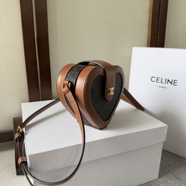 Celine original triomphe canvas tambour 198212 tan