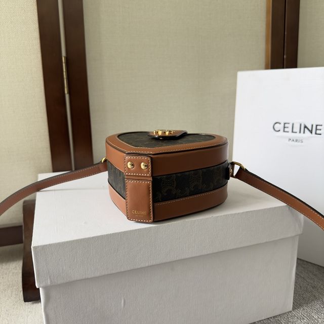 Celine original triomphe canvas tambour 198212 tan