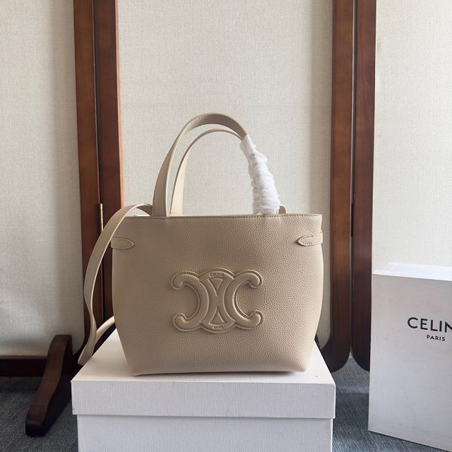 Celine original calfskin mini cabas anais 118613 beige