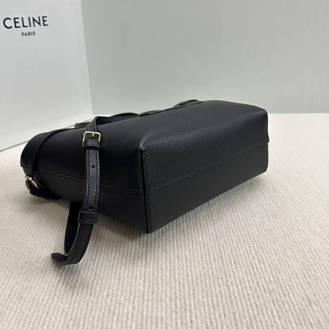 Celine original calfskin mini cabas anais 118613 black