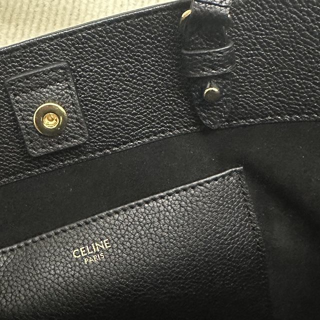 Celine original calfskin mini cabas anais 118613 black