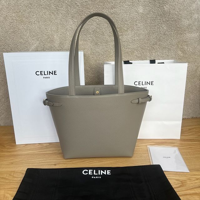 Celine original calfskin small cabas anais 118233 grey