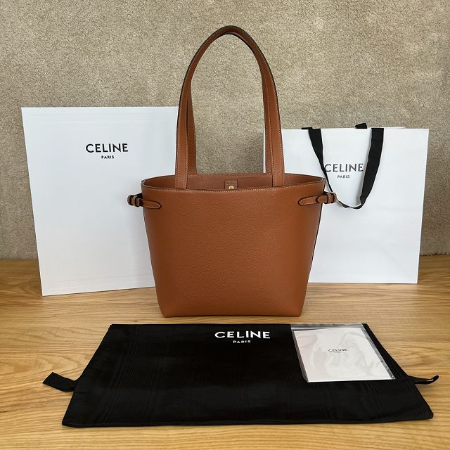 Celine original calfskin small cabas anais 118233 tan