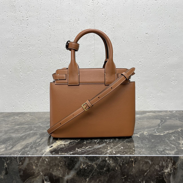 Celine original calfskin conti small handbag 114543 tan